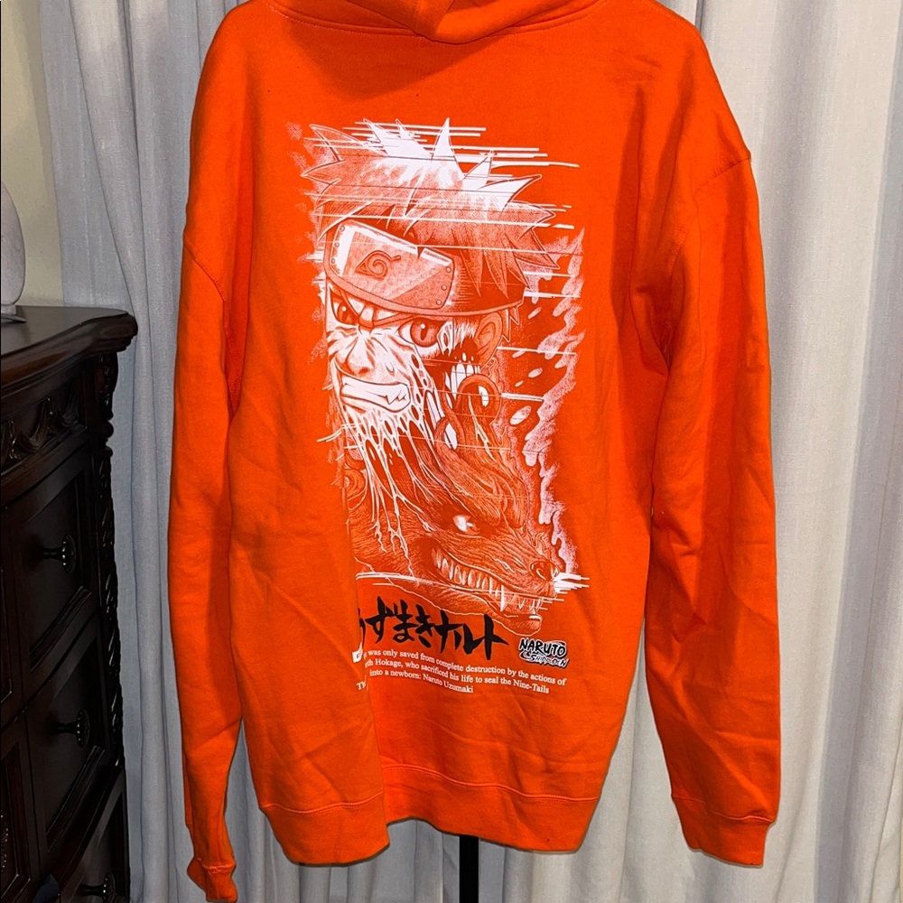 Primitive Bright Orange Naruto Shippuden Hoodie - Picture 2 of 5